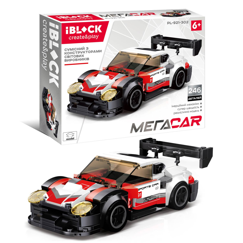 Конструктор iBlock Porsche 911 Gt3 (PL-921-302) - зображення 1