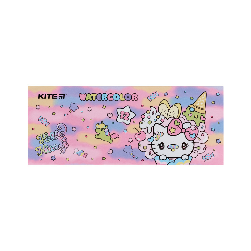 Акварельні фарби Kite Hello Kitty, 12 кольорів (HK23-041) - зображення 1
