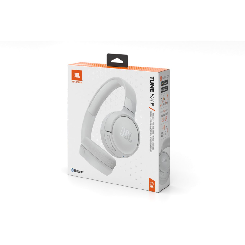 Навушники JBL Tune 520BT White (JBLT520BTWHTEU) - зображення 12