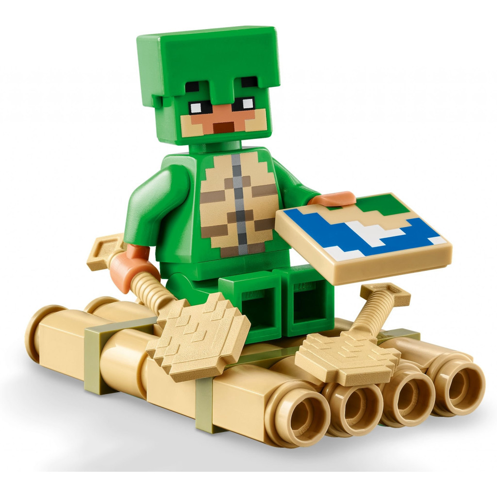Конструктор LEGO Minecraft Пляжний будинок у формі черепахи 234 деталей (21254) - зображення 6