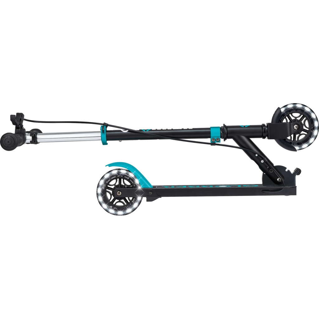 Самокат Globber Flow Element Junior Lights LED, чорно-бірюзовий (729-105) - изображение 9