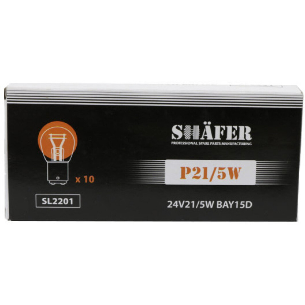 Автолампа SHAFER 24V21/5WP21/5WBAY15D (SL2201) - зображення 2