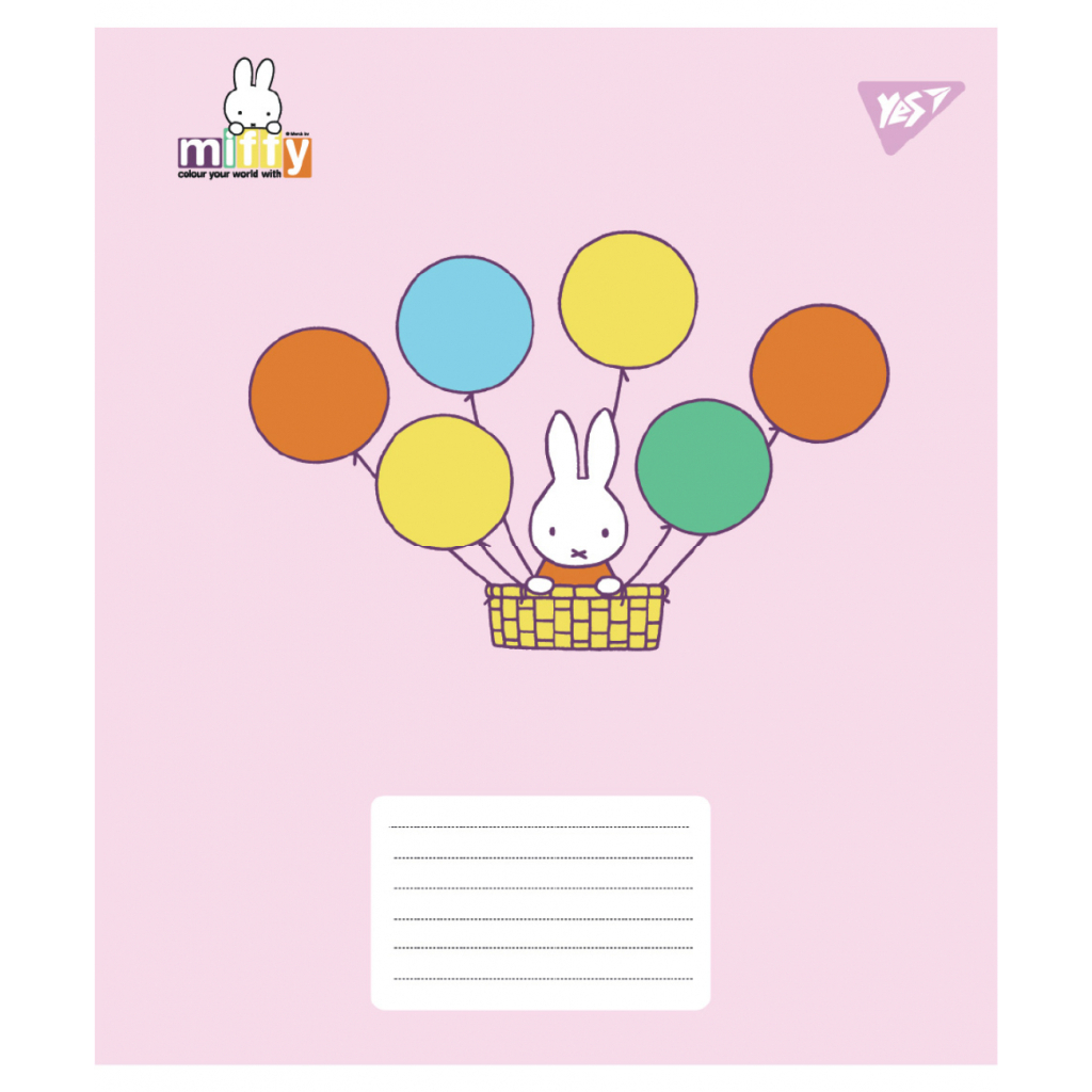 Зошит Yes Miffy Playfull А5 24 аркушів лінія (767637) - зображення 4