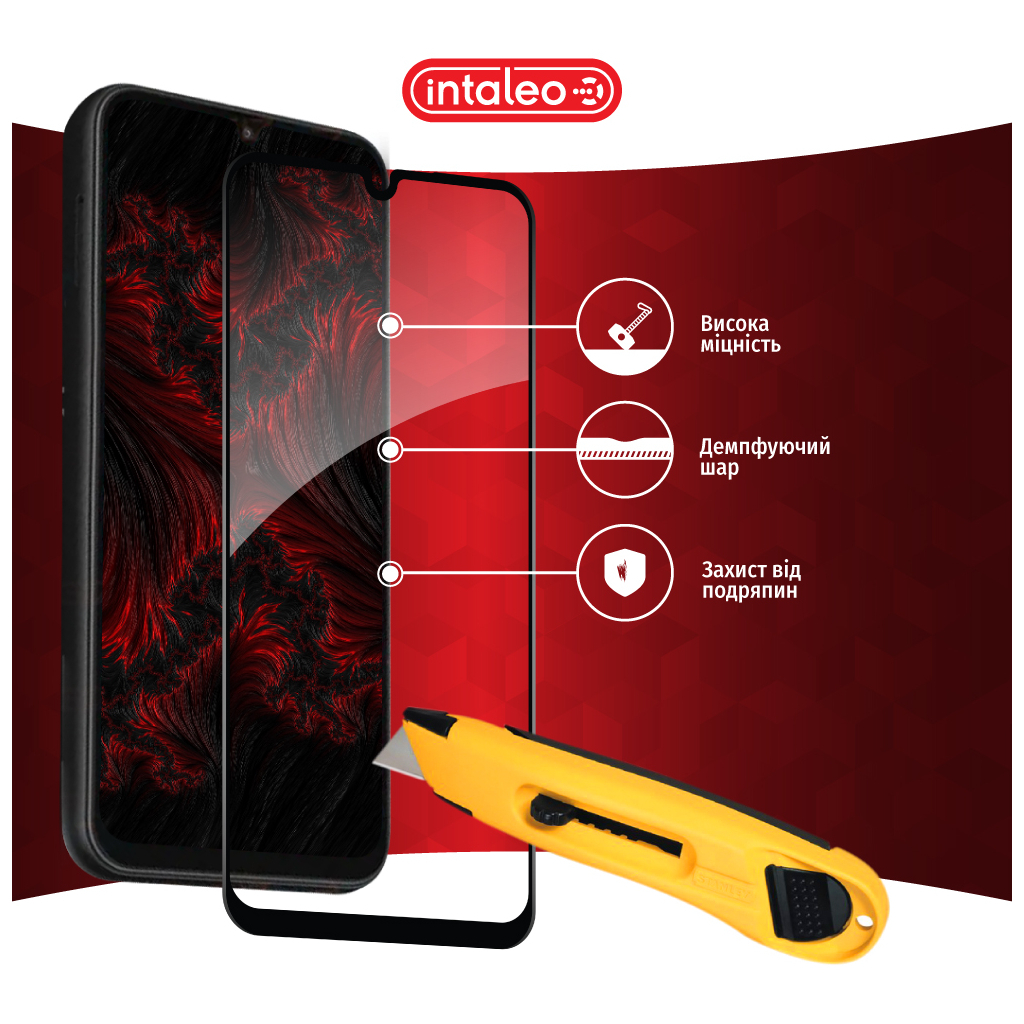 Скло захисне Intaleo Full Glue Samsung A25 5G Black (1283126574931) - зображення 5