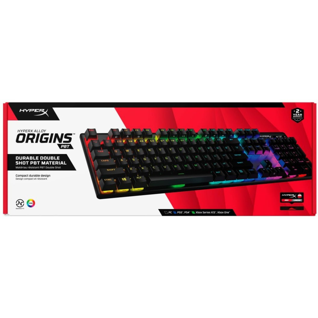 Клавіатура HyperX Alloy Origins PBT HX Red (639N3AA) - зображення 8