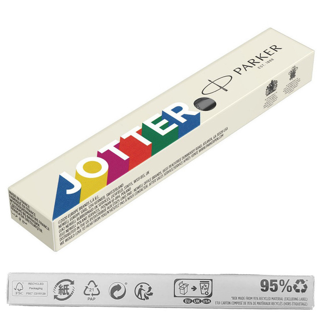 Ручка кулькова Parker JOTTER 17 Originals Pearl Grey CT BP в Eco упаковці (15 932_1e) - зображення 2