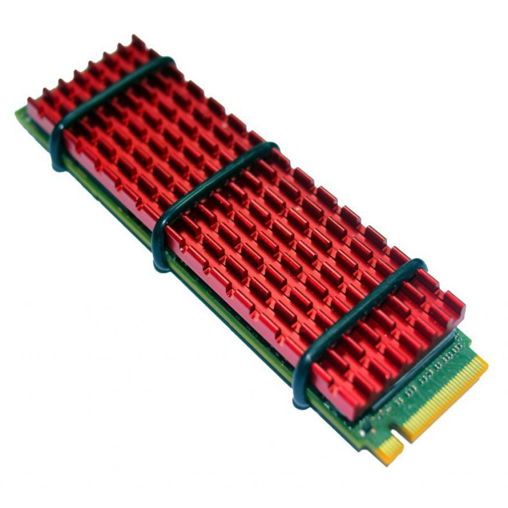 Радіатор охолодження Gelid Solutions SubZero M.2 SSD RED (HS-M2-SSD-10-A-4) - изображение 2