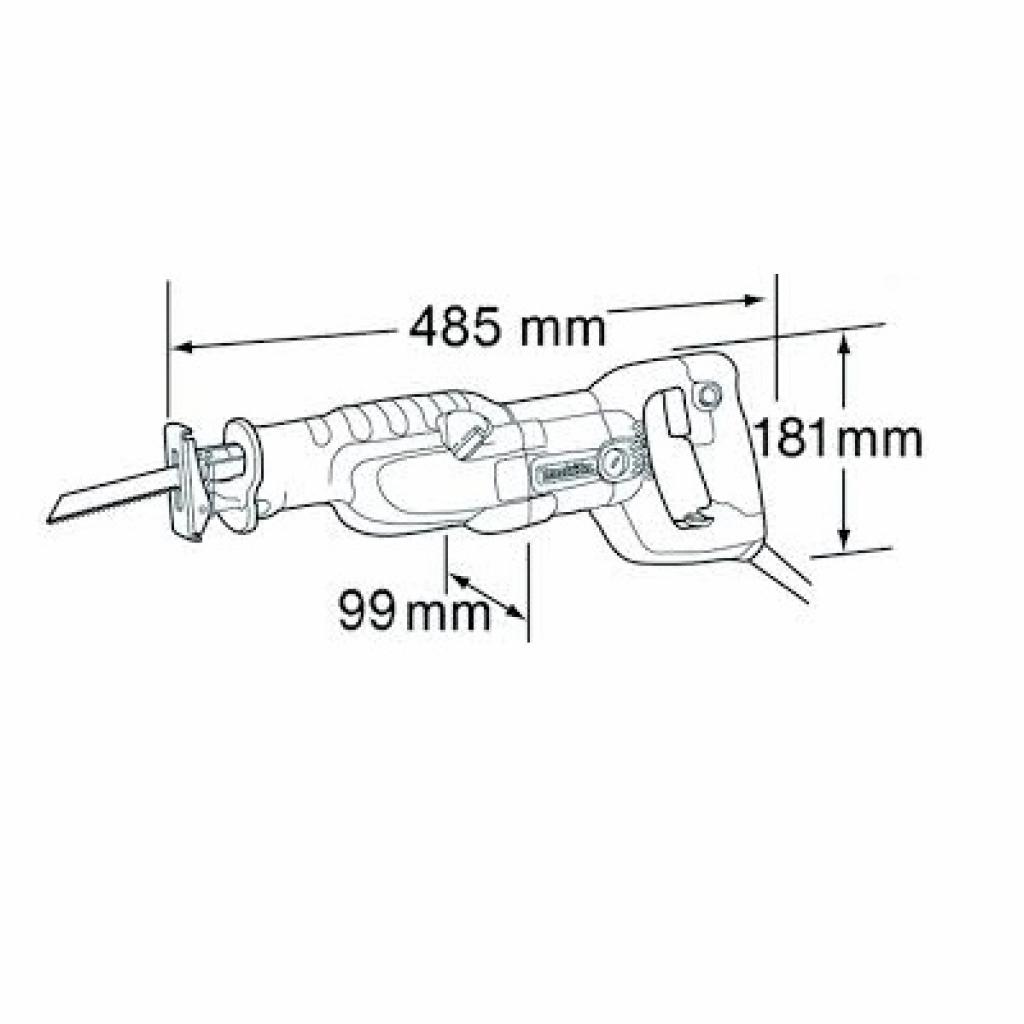 Шабельна пила Makita JR3070CT - зображення 4