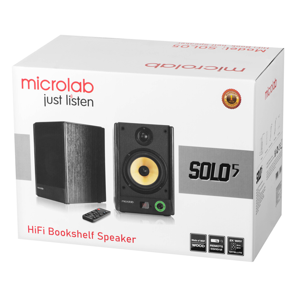 Акустична система Microlab SOLO 5 90W Brown (SOLO-5BR) - зображення 12