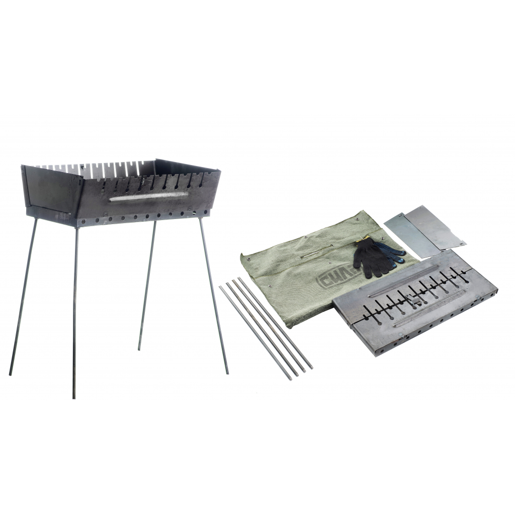 Мангал СИЛА (кейс) з чохлом та рукавичками товщина 2 (960109) - зображення 4