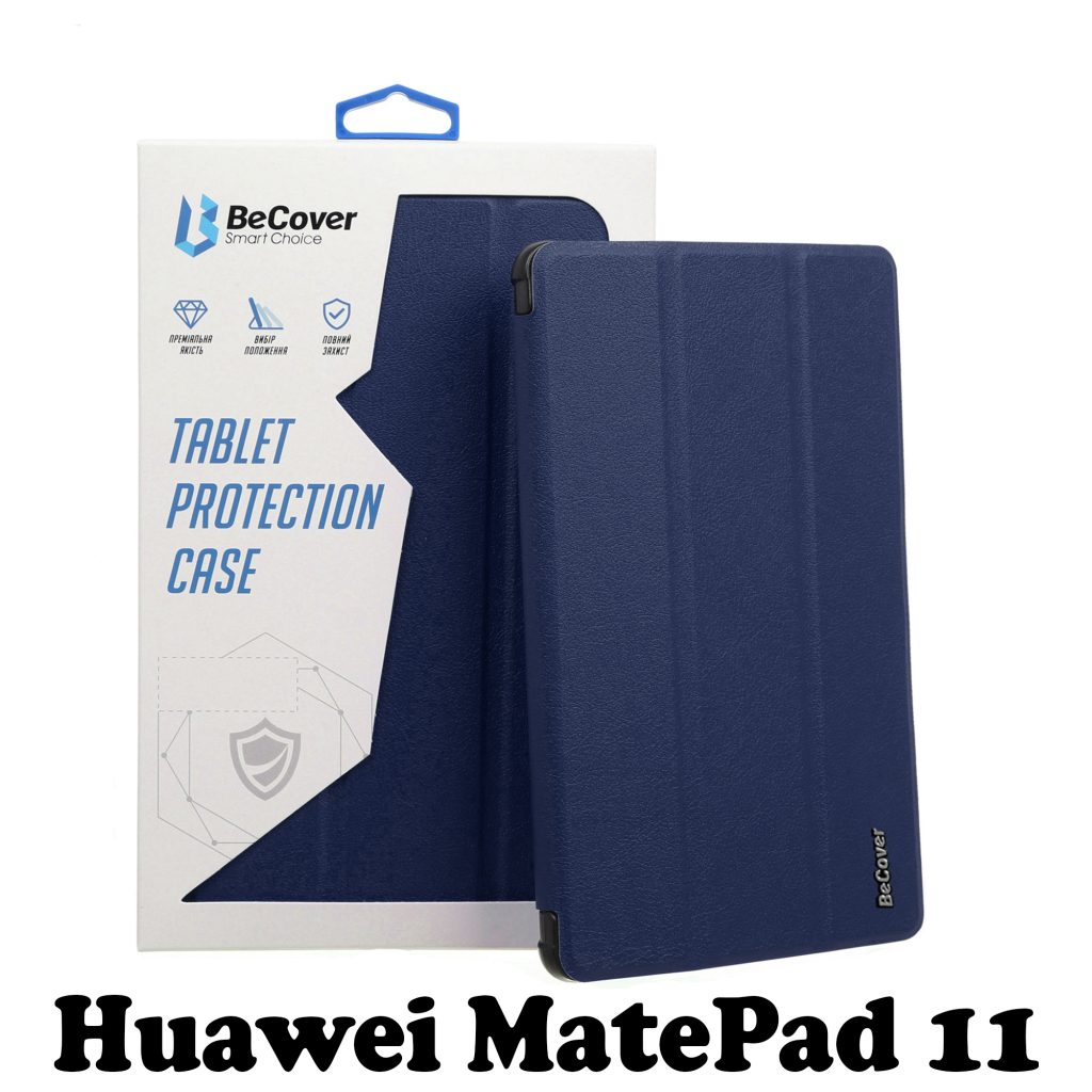 Чохол до планшета BeCover Smart Case Huawei MatePad 11 Deep Blue (707608) - зображення 1