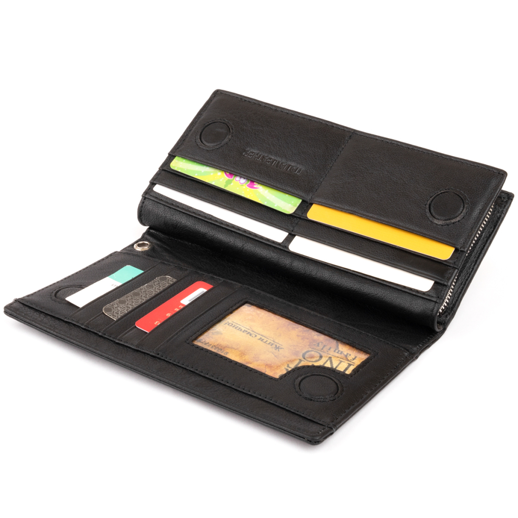 Гаманець ST Leather Шкіряний жіночий Чорний (19274) - изображение 5