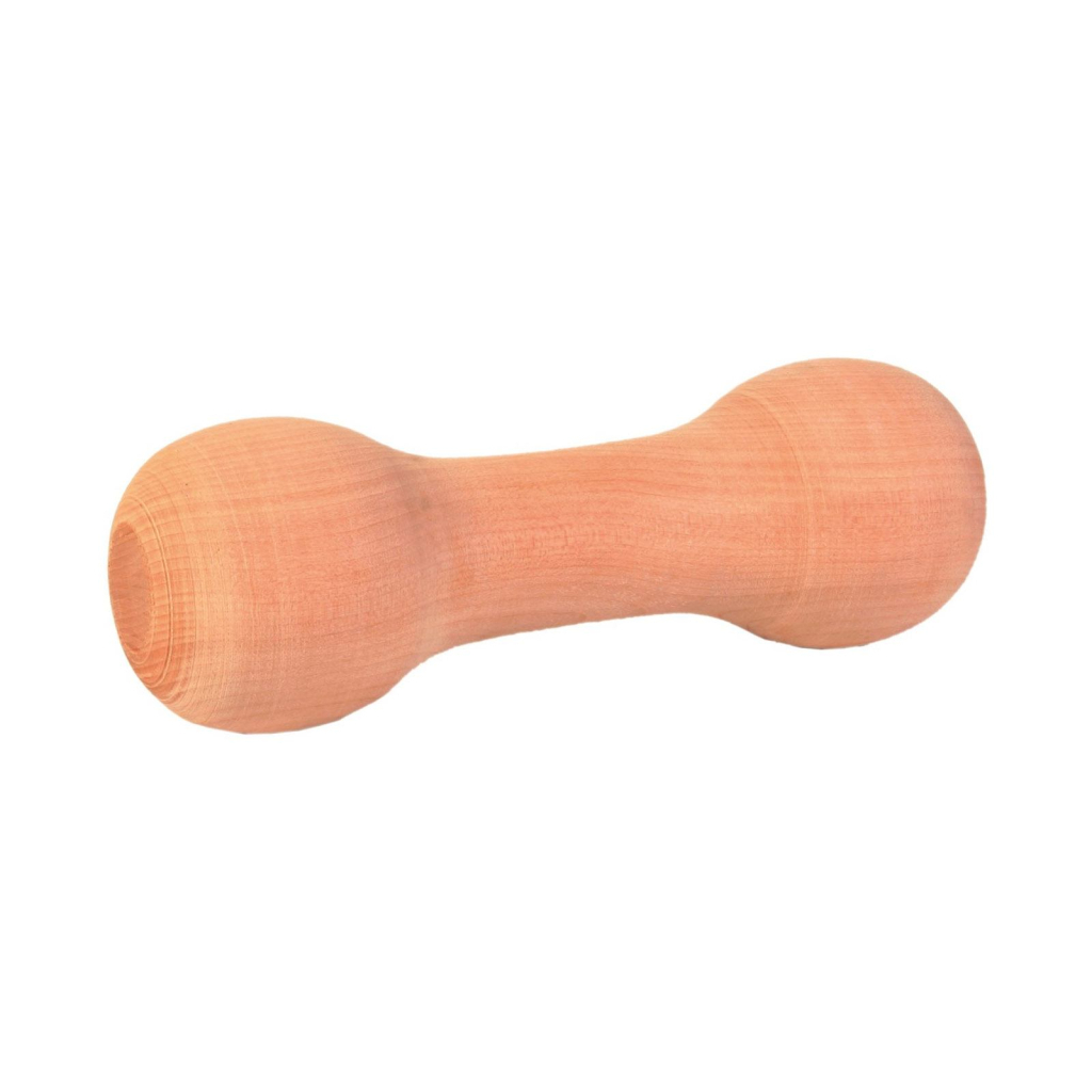 Іграшка для собак Trixie Гантель 125 г (дерево) (4011905032207) - зображення 1