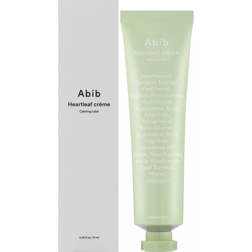 Крем для обличчя Abib Heartleaf Creme Calming Tube 75 мл (8809864762503) - зображення 1