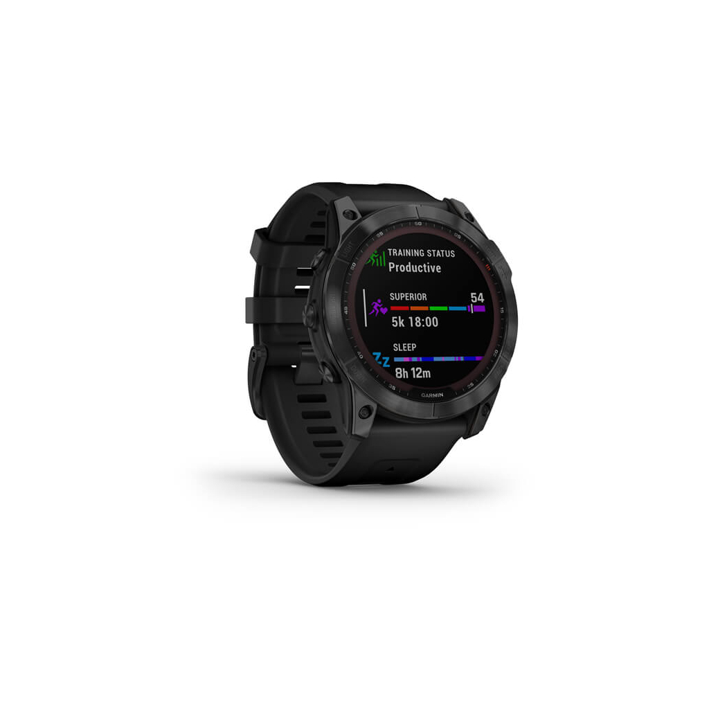 Смарт-годинник Garmin fenix 7X Sapph Sol Black DLC Ti w/ Black Band, GPS (010-02541-23) - зображення 3