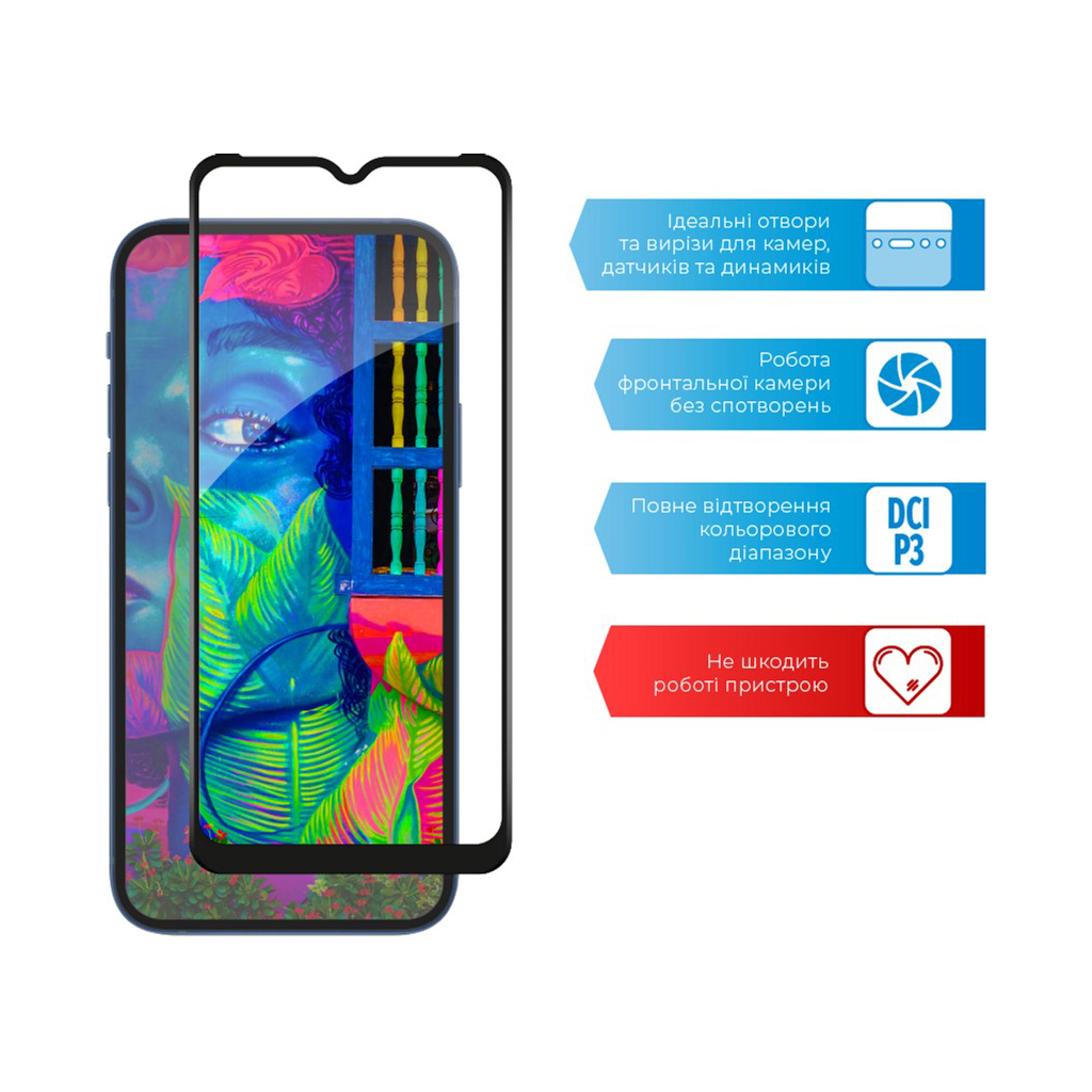 Скло захисне ACCLAB Full Glue Realme C21Y (1283126518393) - зображення 4