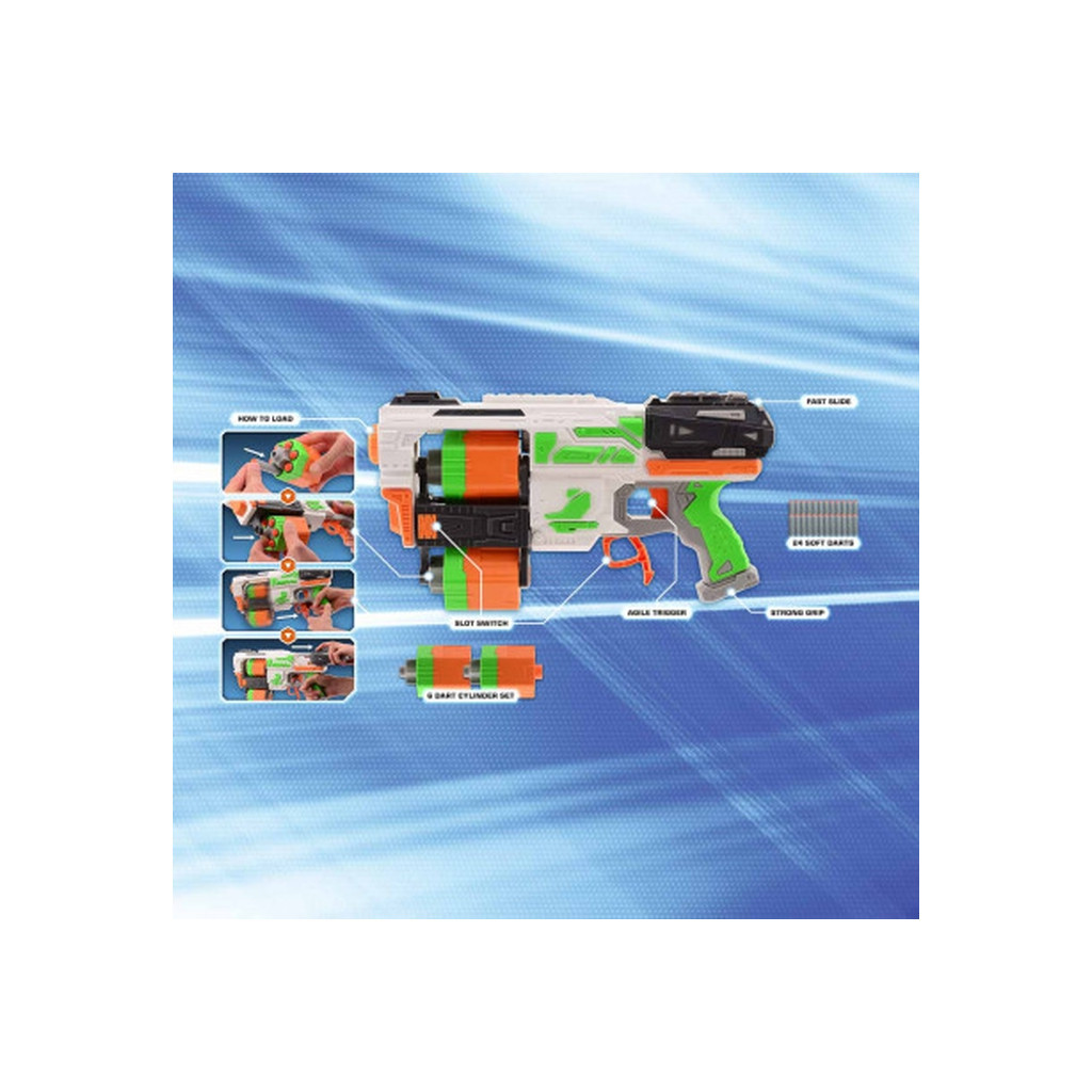 Іграшкова зброя Tack Pro Бластер Twin Viper (6337449) - изображение 3