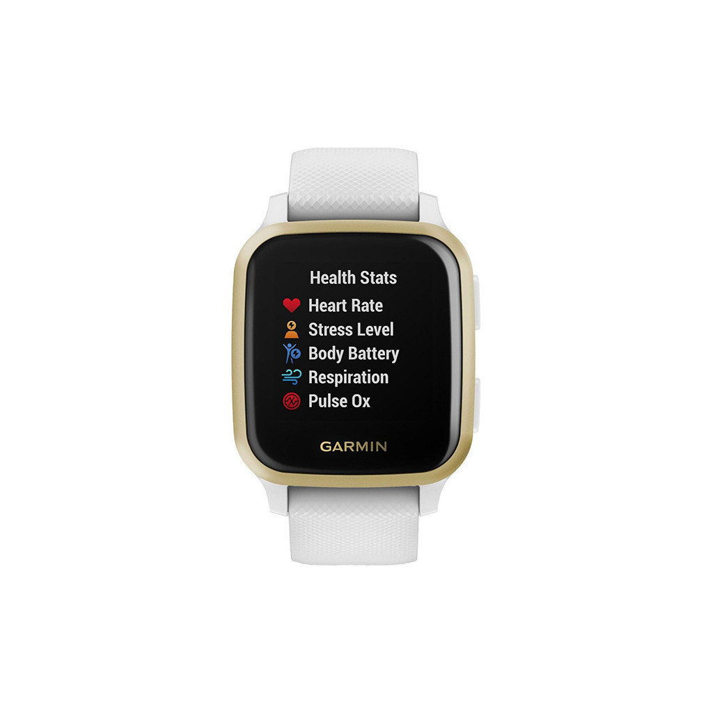 Смарт-годинник Garmin Venu Sq, White/Light Gold (010-02427-11) - зображення 9