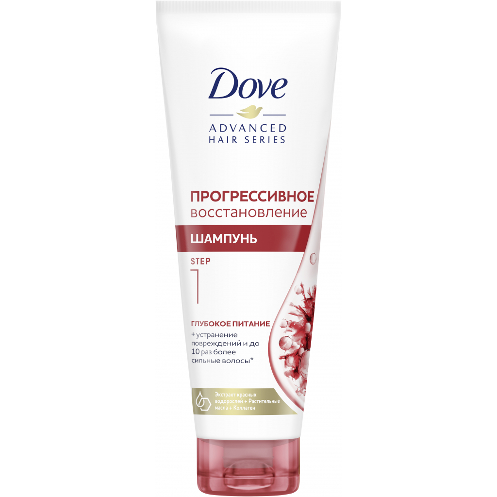 Шампунь Dove Advanced Hair Series Прогресивне відновлення 250 мл (8710908052828) - зображення 1