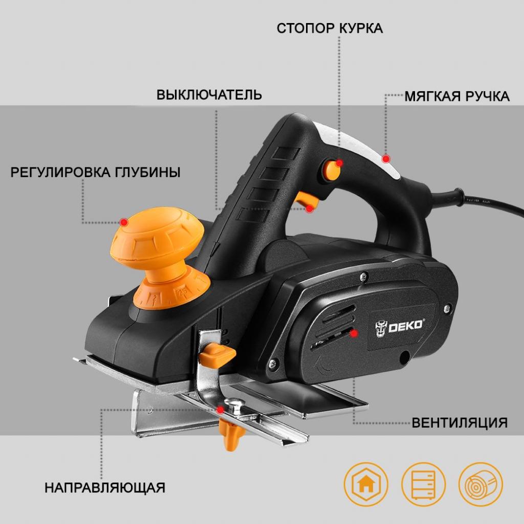 Електрорубанок Deko DKEP900 (12177) - зображення 3