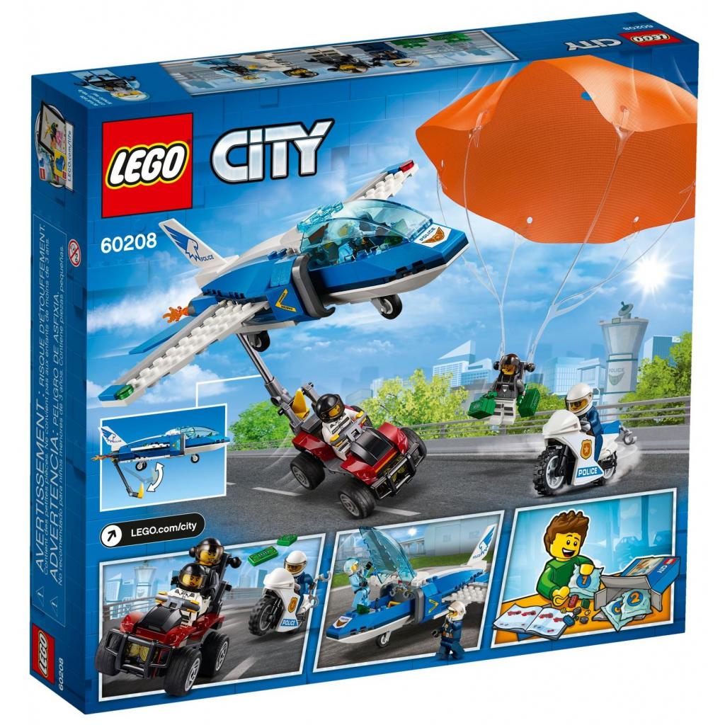Конструктор LEGO City Повітряна поліція: арешт із парашутом 218 деталей (60208) - зображення 10