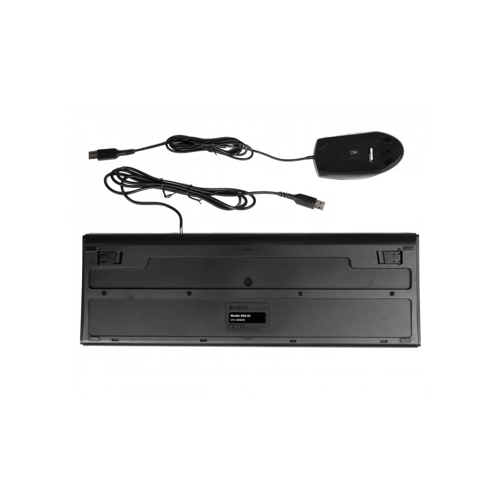 Комплект A4Tech KR-8372 USB Black (4711421859301) - зображення 6