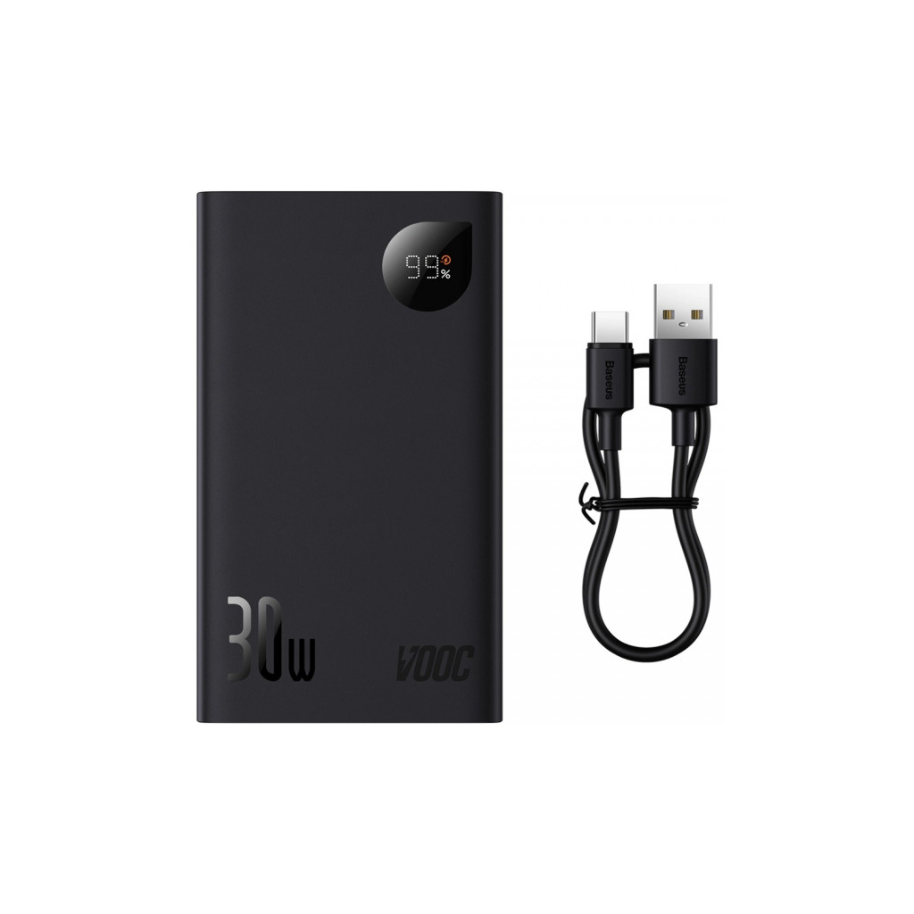 Батарея універсальна Baseus Adaman 2 20000mAh 30W, PD, QC/3.0, SCP, Oppo Super VOOC (PPAD050101) - зображення 6