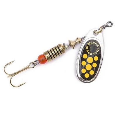 Блешня Mepps Black Fury silver/yellow 6.5гр №3 (30421 403) - зображення 1
