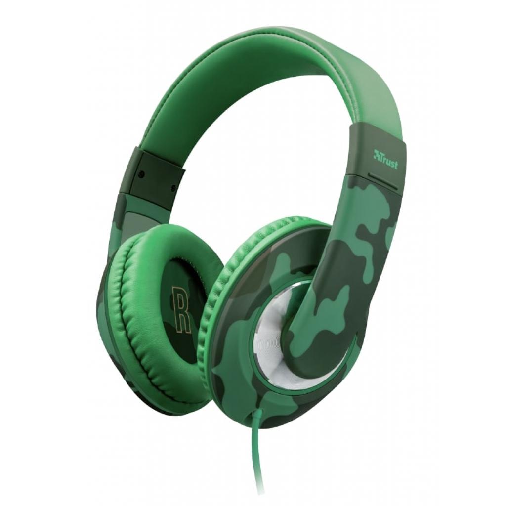 Навушники Trust Sonin Kids Over-Ear Jungle Camo (22203) - зображення 1