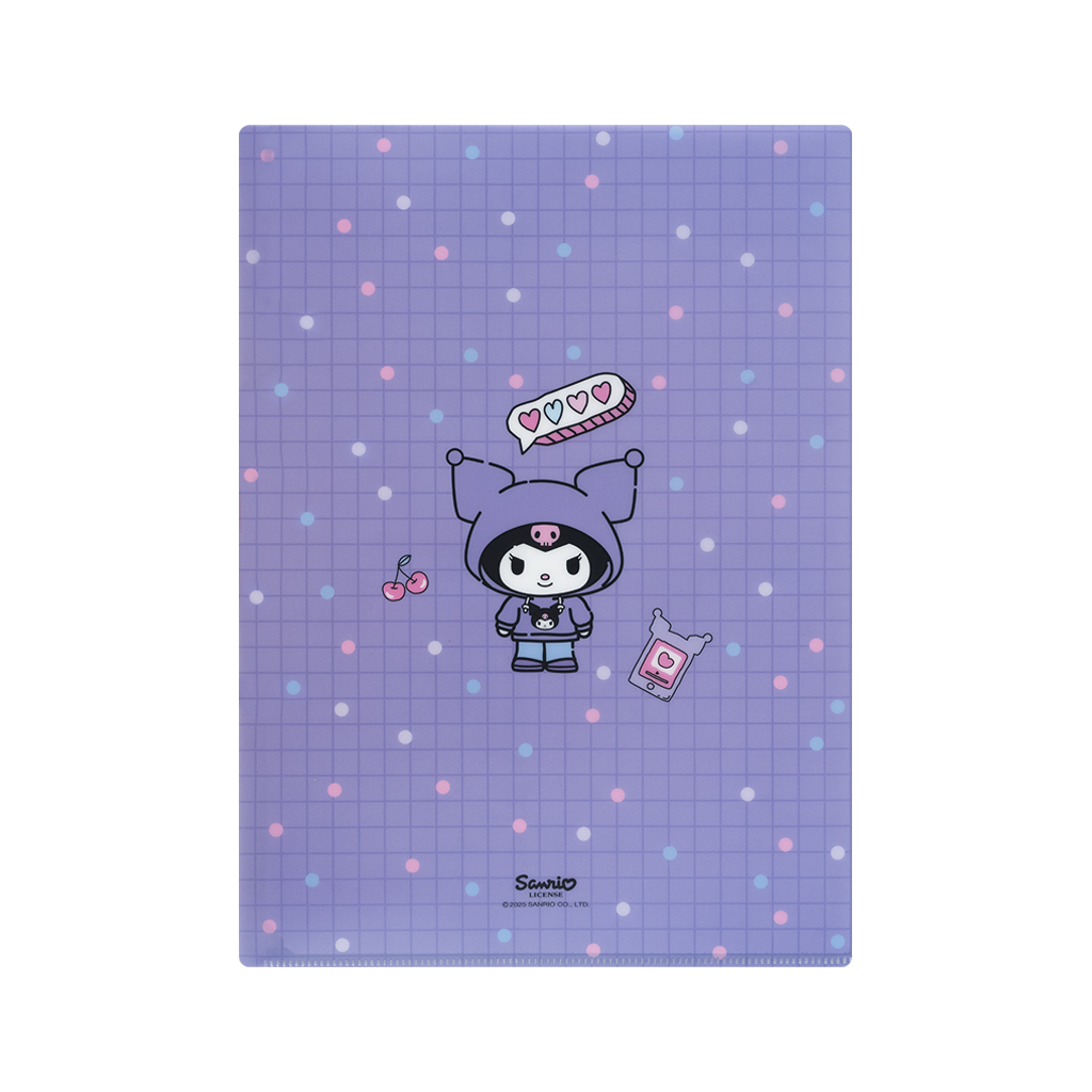 Папка - куточок Kite із клапаном A4 Kuromi (HK25-248-1) - зображення 3