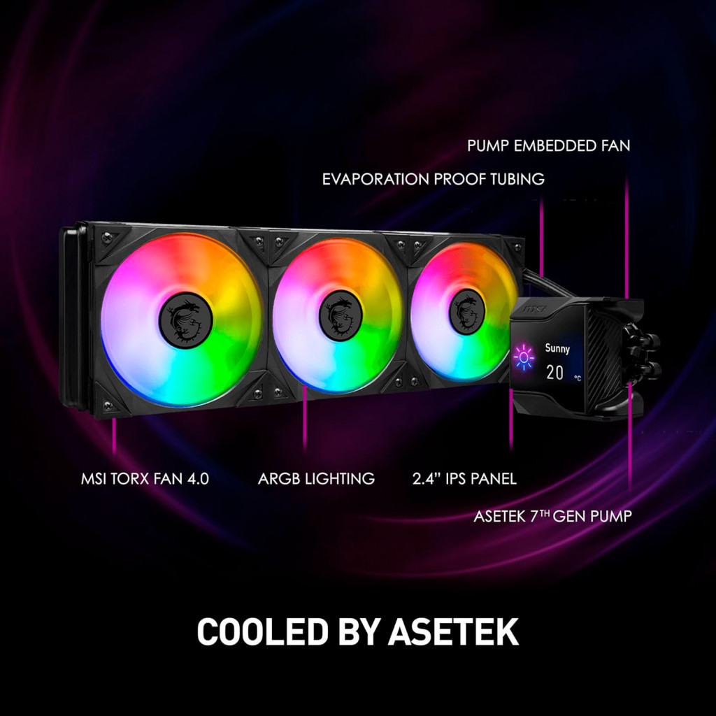 Система рідинного охолодження MSI MPG CORELIQUID D360 - зображення 6