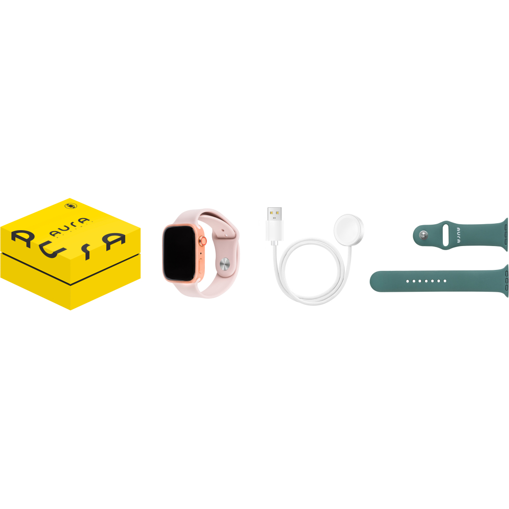 Смарт-годинник AURA X1 Pro 44mm Pink (SWAX144P) - зображення 5