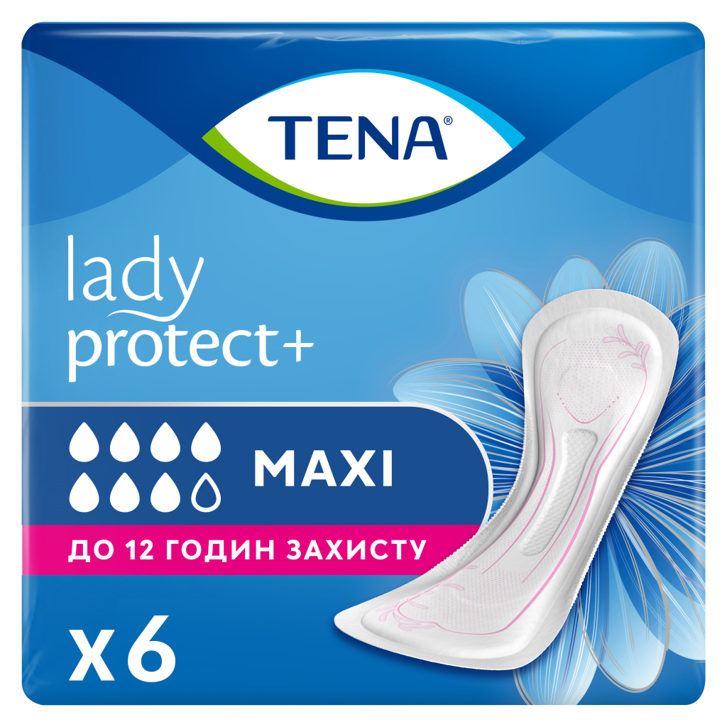 Урологічні прокладки Tena Lady Maxi InstaDry 6 шт. (7322540593129) - зображення 1