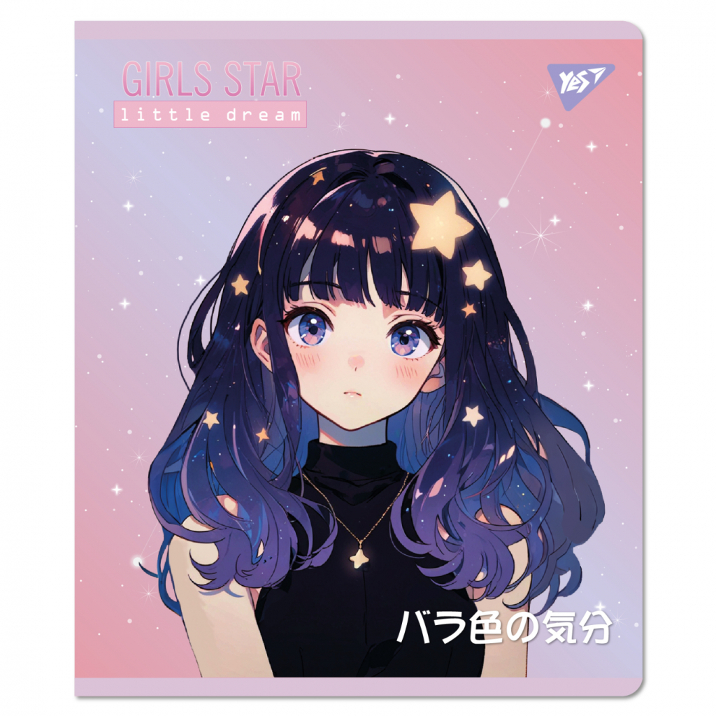 Зошит Yes Anime star А5 12 аркушів клітинка (767489) - зображення 5