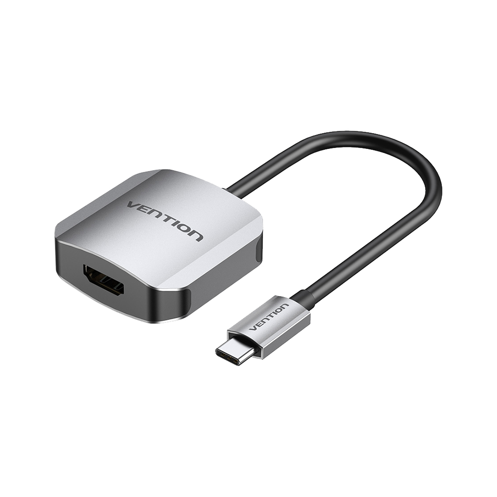 Перехідник USB3.1 Type-C to HDMI (F) 4K 30HZ 0.15m Vention (TDEHB) - зображення 1