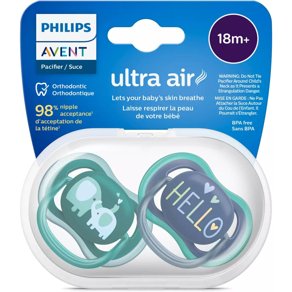Пустушка Philips AVENT Ultra Air, 18+ міс. 2 шт (SCF349/18) - зображення 3