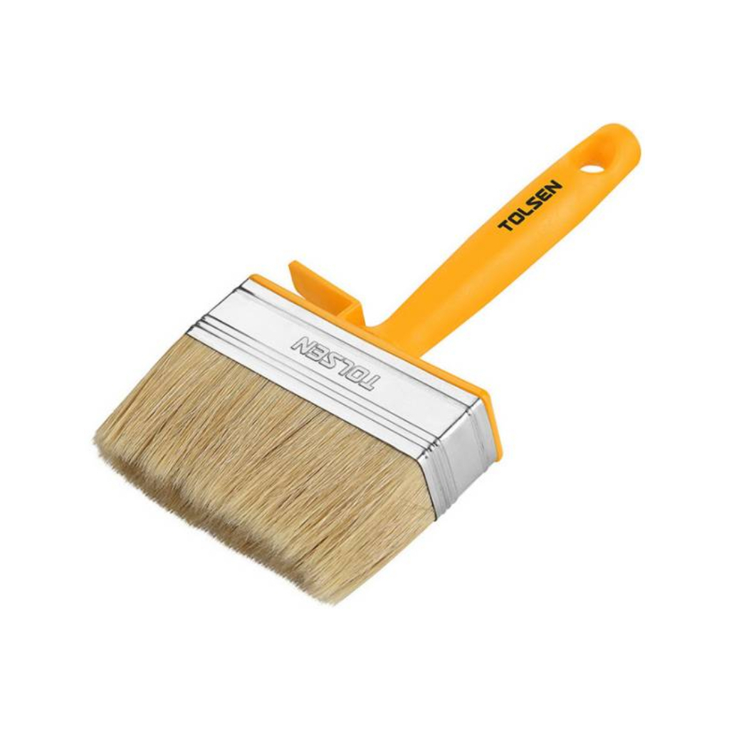 Пензель малярний Tolsen макловиця 100х30х44 мм пластикова ручка (40038) - зображення 1