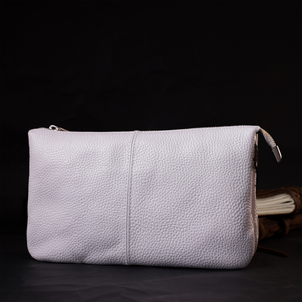 Сумка Grande Pelle З натуральної шкіри Біла (11635) - зображення 8