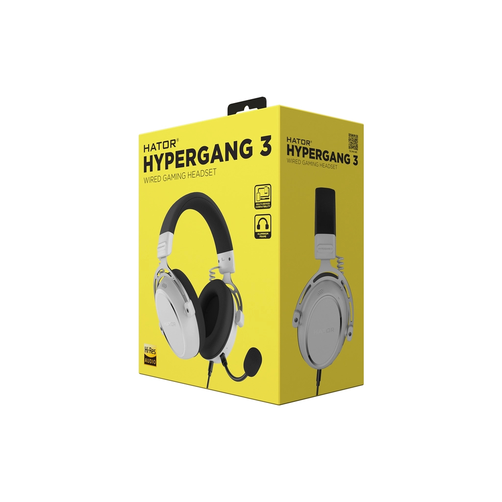 Навушники Hator Hypergang 3 Hi-Res White (ESH06) - зображення 9