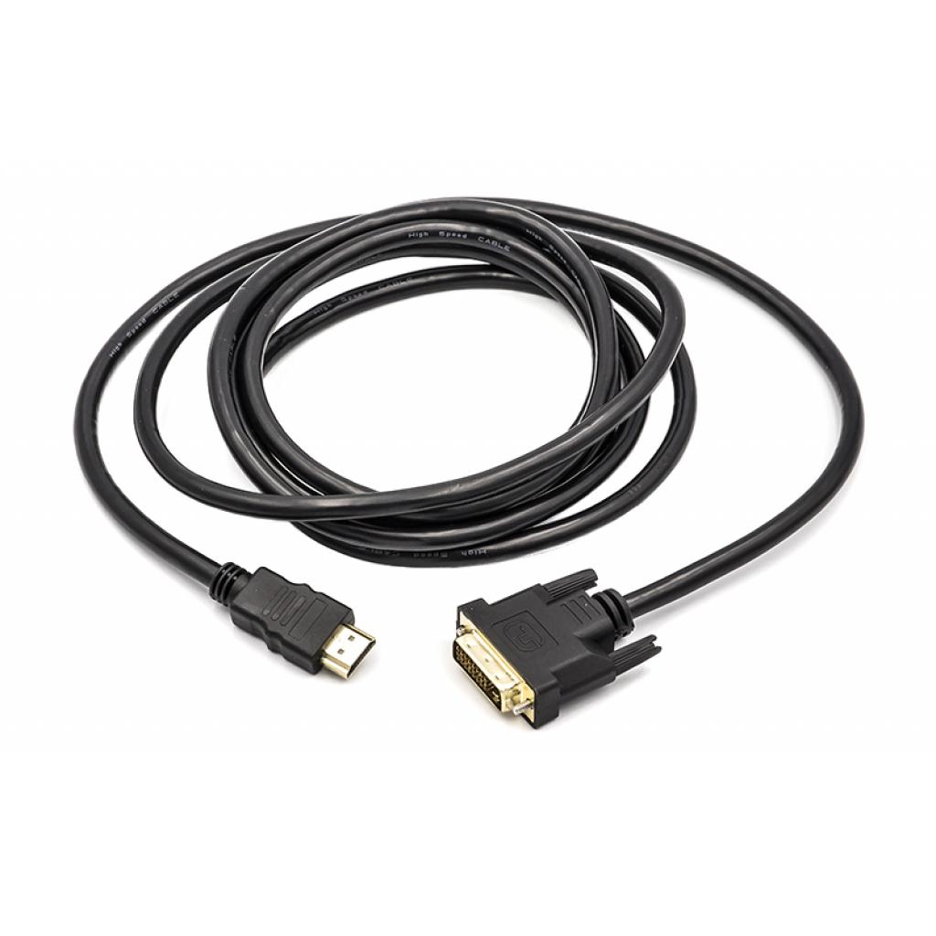 Кабель мультимедійний HDMI to DVI 3.0m PowerPlant (CA910991) - зображення 1