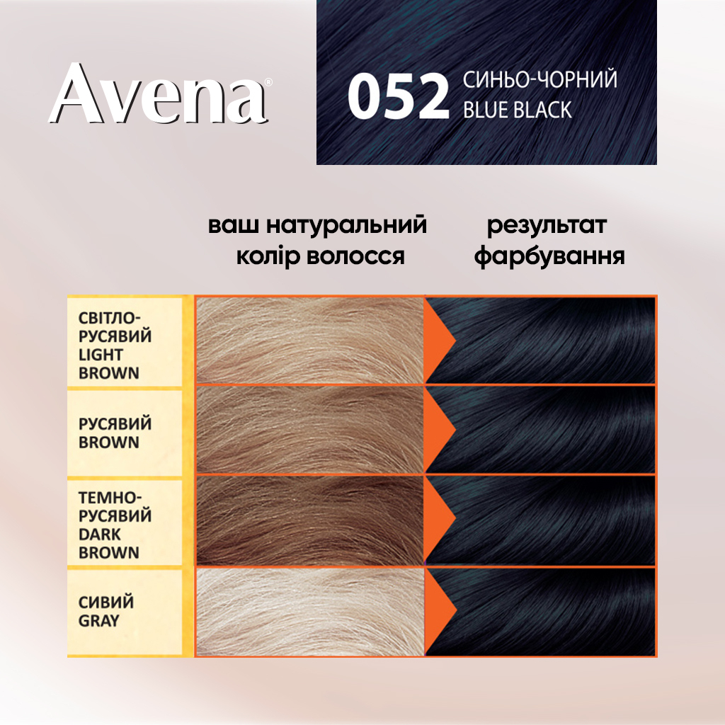 Фарба для волосся Acme Color Avena Rich Color Стійка 052 - Синьо-чорний (4823115502643) - изображение 5