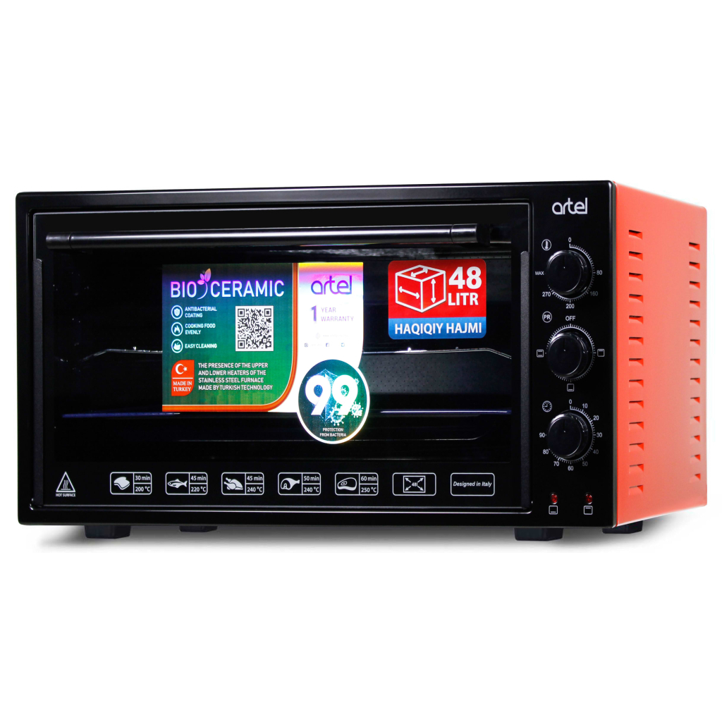 Електропіч Artel MD 4816 Black-red - изображение 5