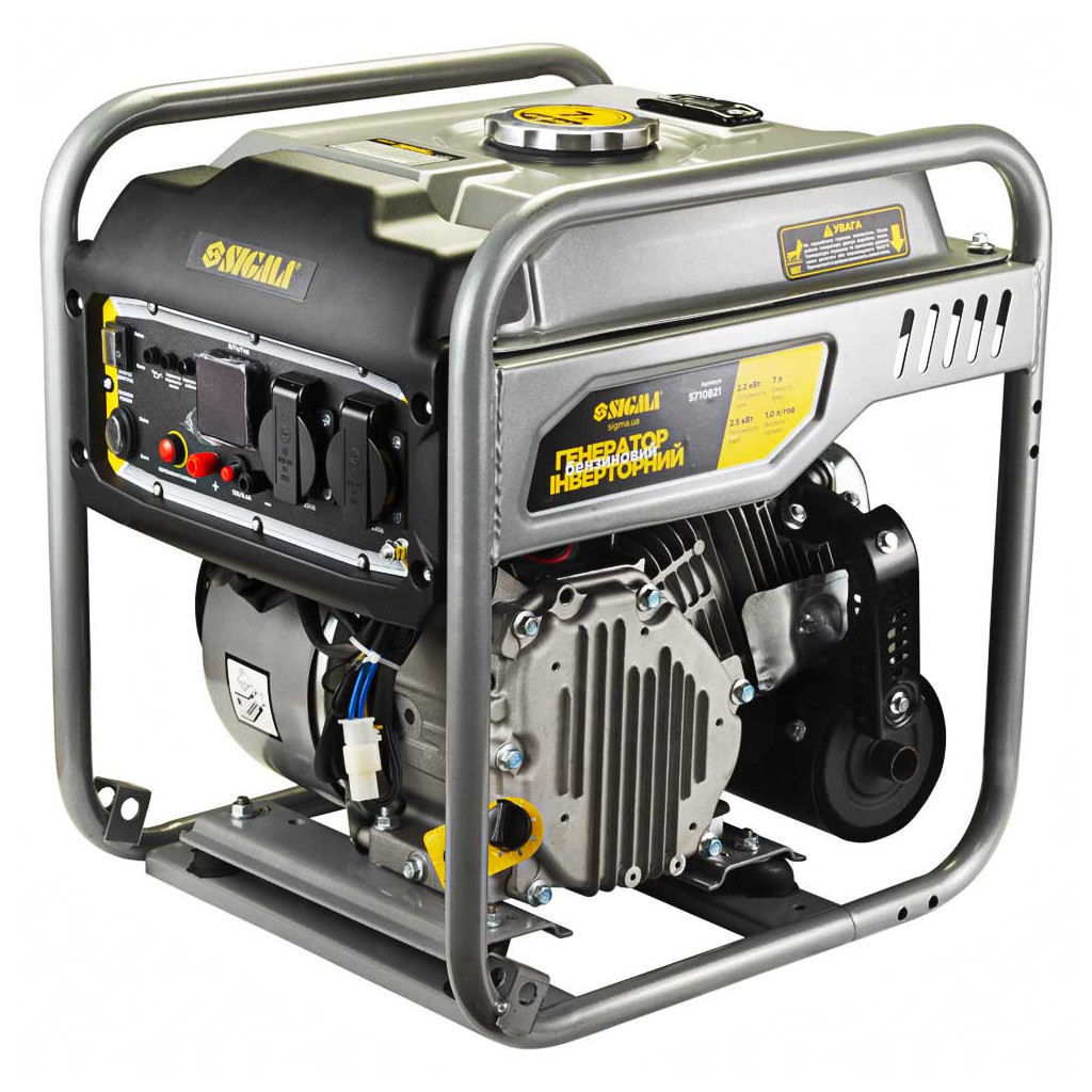 Генератор Sigma інверторний 2.2/2.5kW 7л (5710821) - зображення 1