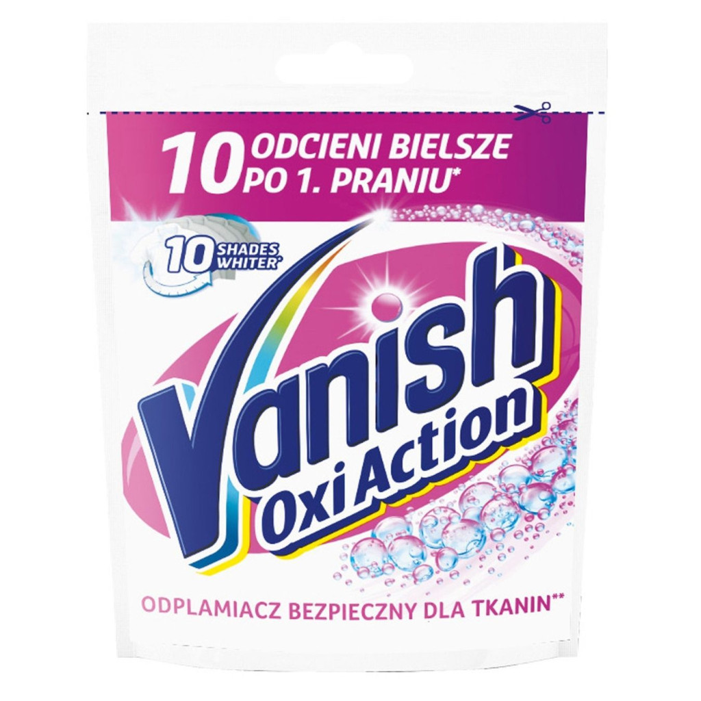 Засіб для видалення плям Vanish Oxi Action Кришталева білизна 30 г (5900627063776) - зображення 1