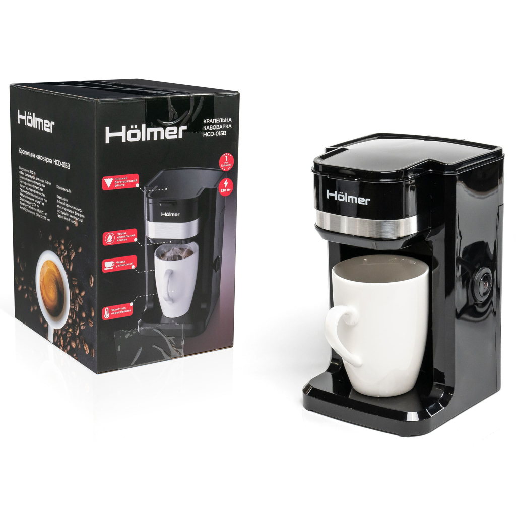 Крапельна кавоварка Hölmer HCD-015B - зображення 8