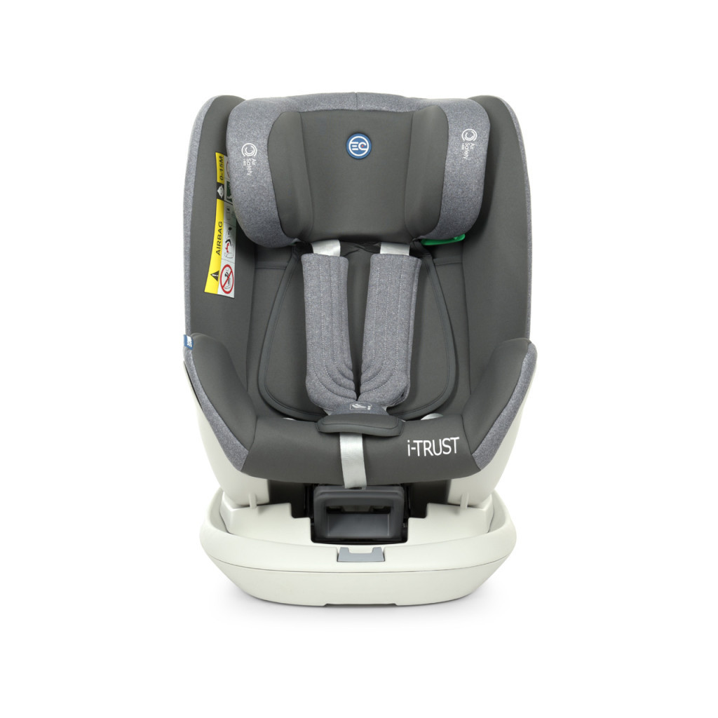 Автокрісло El Camino ME 1081 I-Trust 360 IsoFix 0-36 кг light grey - зображення 4