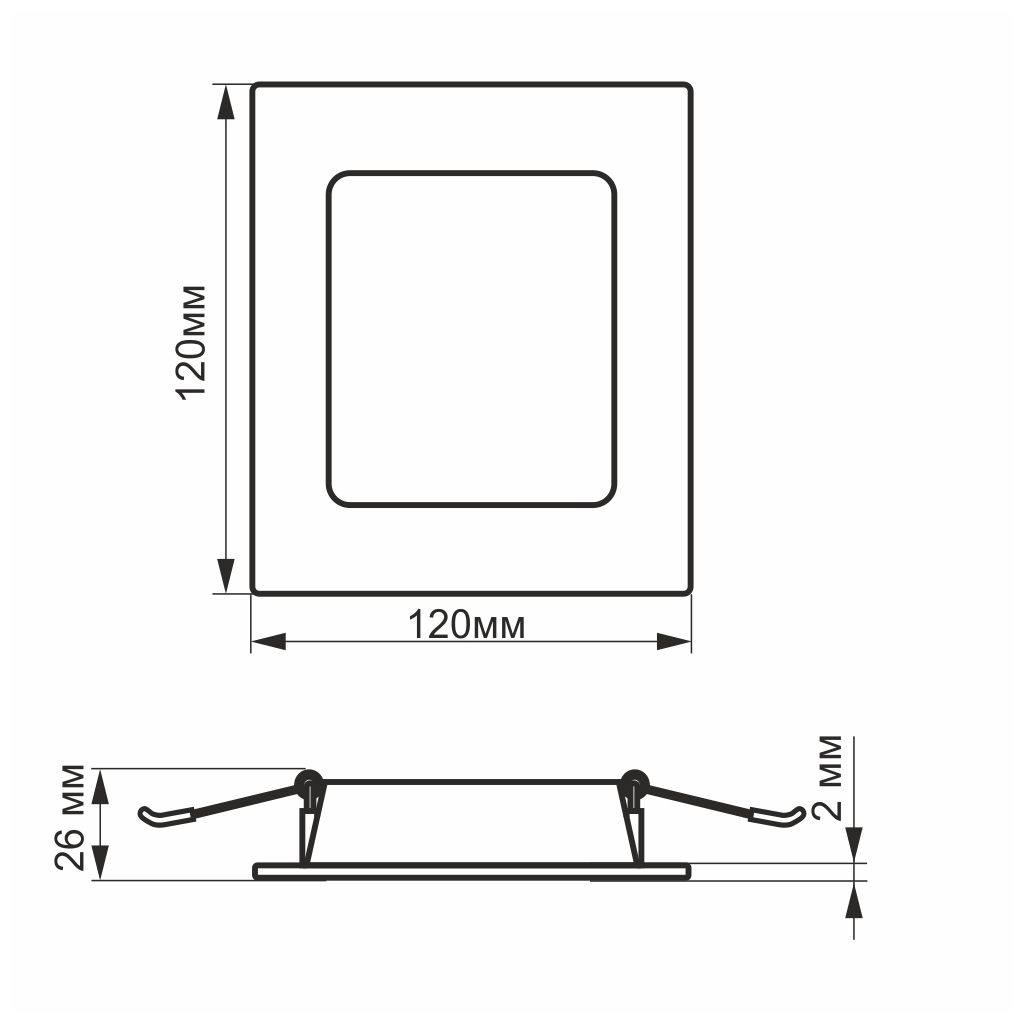 Світильник Videx LED 6W 5000K 220V (VL-DLBS-065) - зображення 5