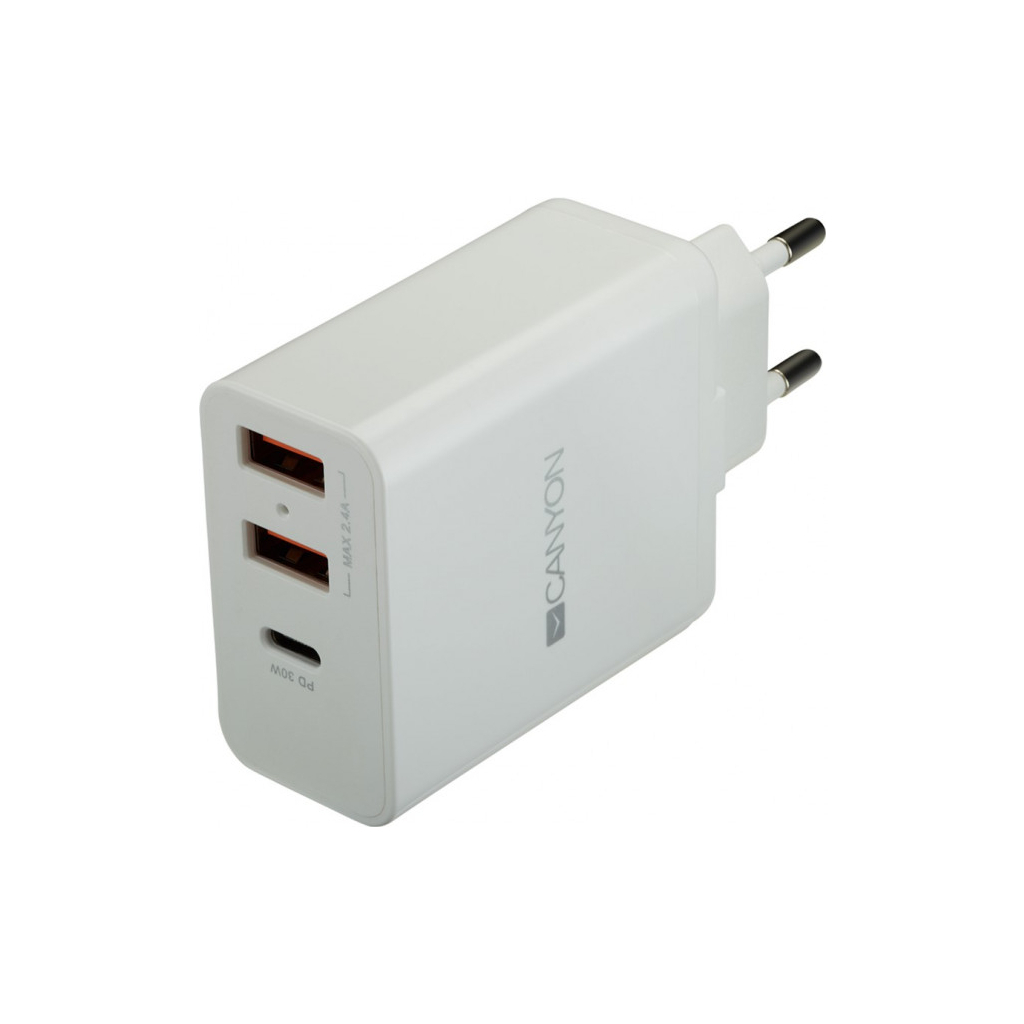 Зарядний пристрій Canyon CNE-CHA08W - зображення 1