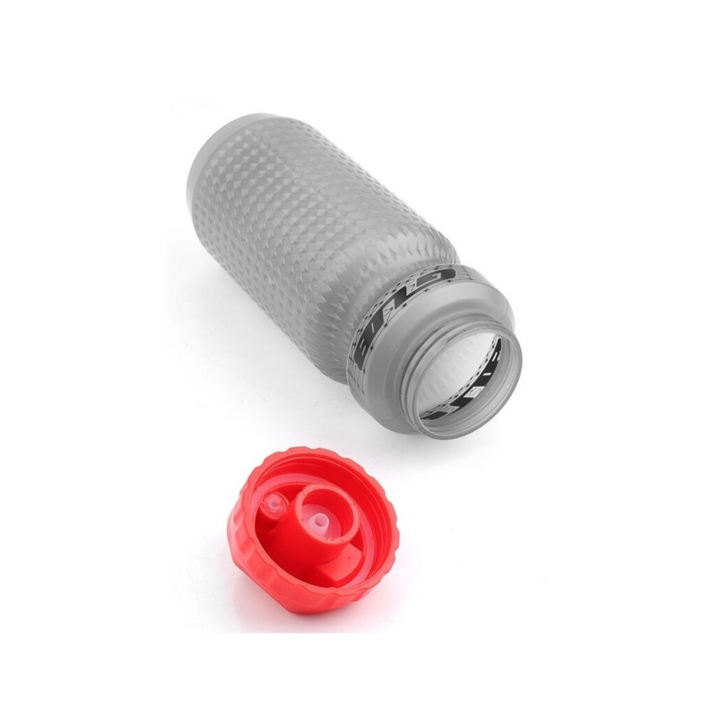 Фляга велосипедна GUB 650ml MAX Smart valve Grey/Red (BOC-014) - зображення 2
