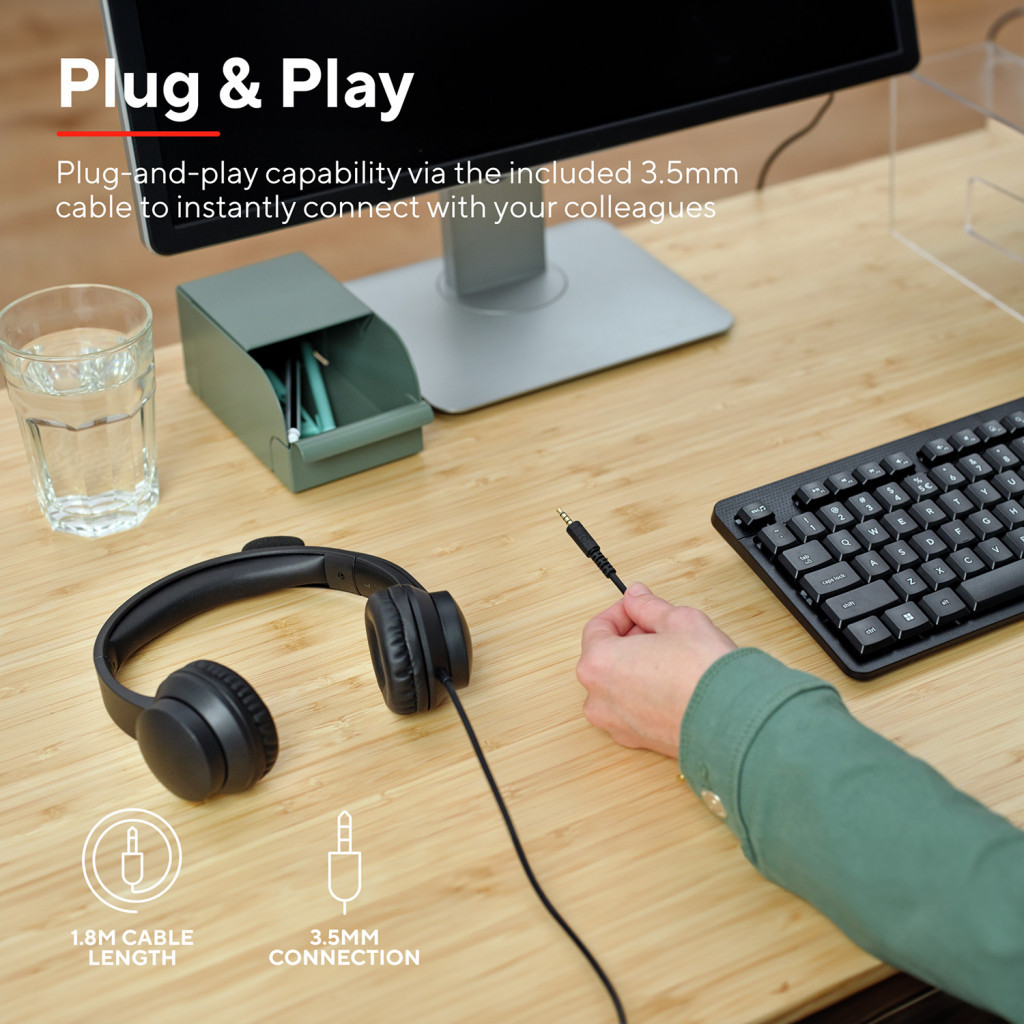 Навушники Trust Ayda PC 3.5mm Black (25087) - зображення 9